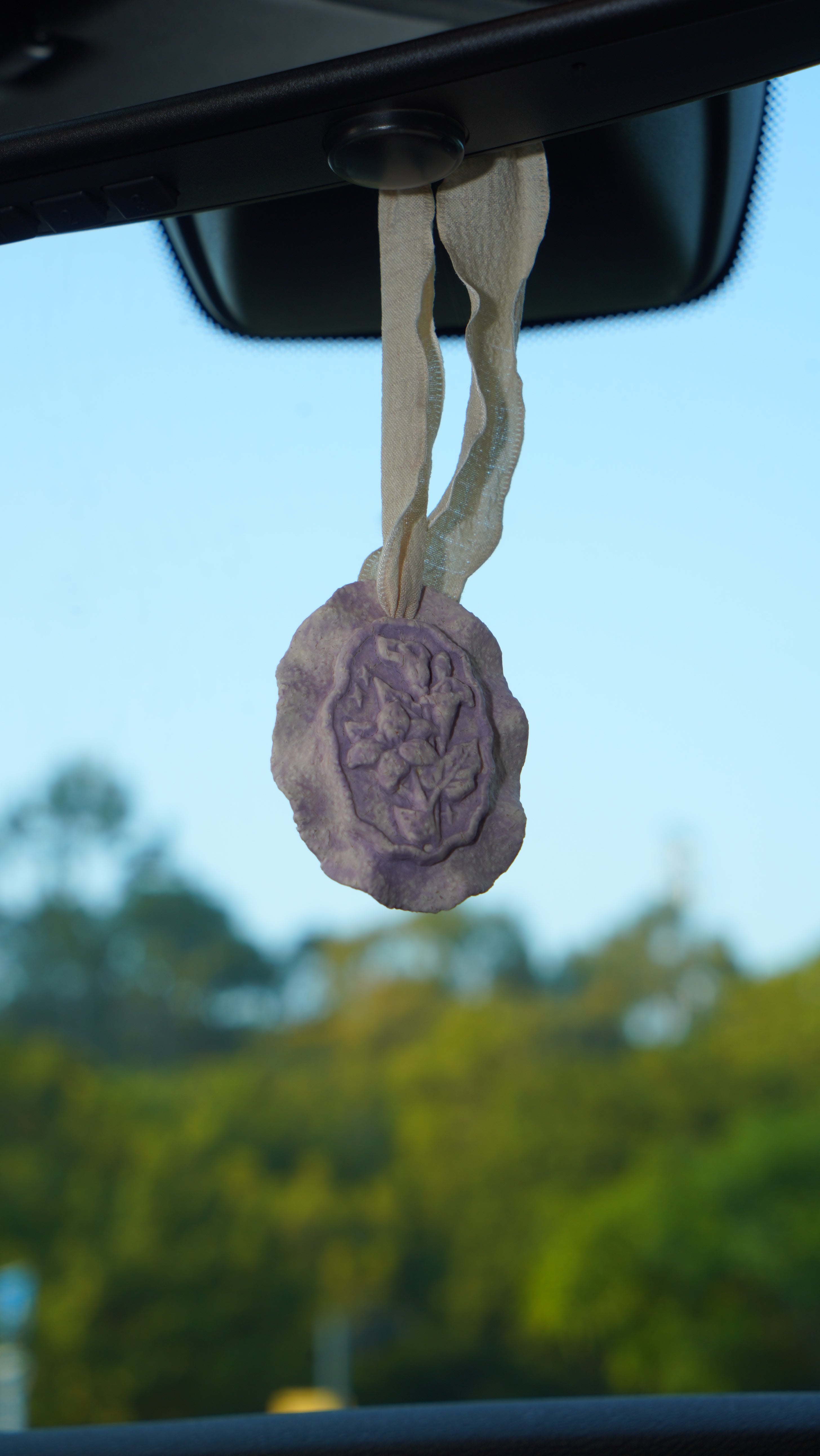 Amethyst Floral Car Diffuser