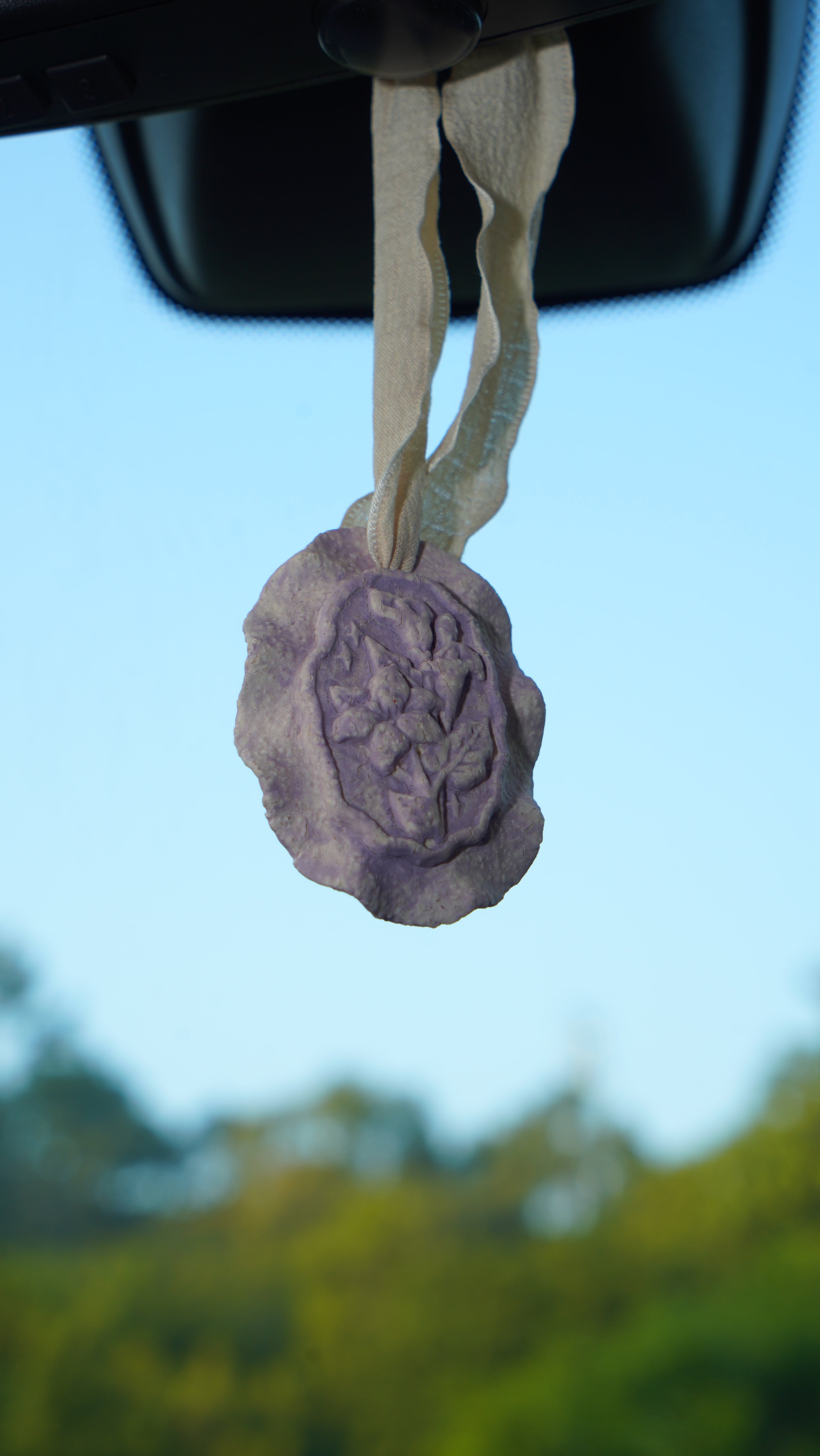 Amethyst Floral Car Diffuser