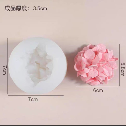 Ball Flower Silicone Mold for DIY Aromatherapy, Car Diffusers, Fragrance Stones, Candles, and Handmade Soaps