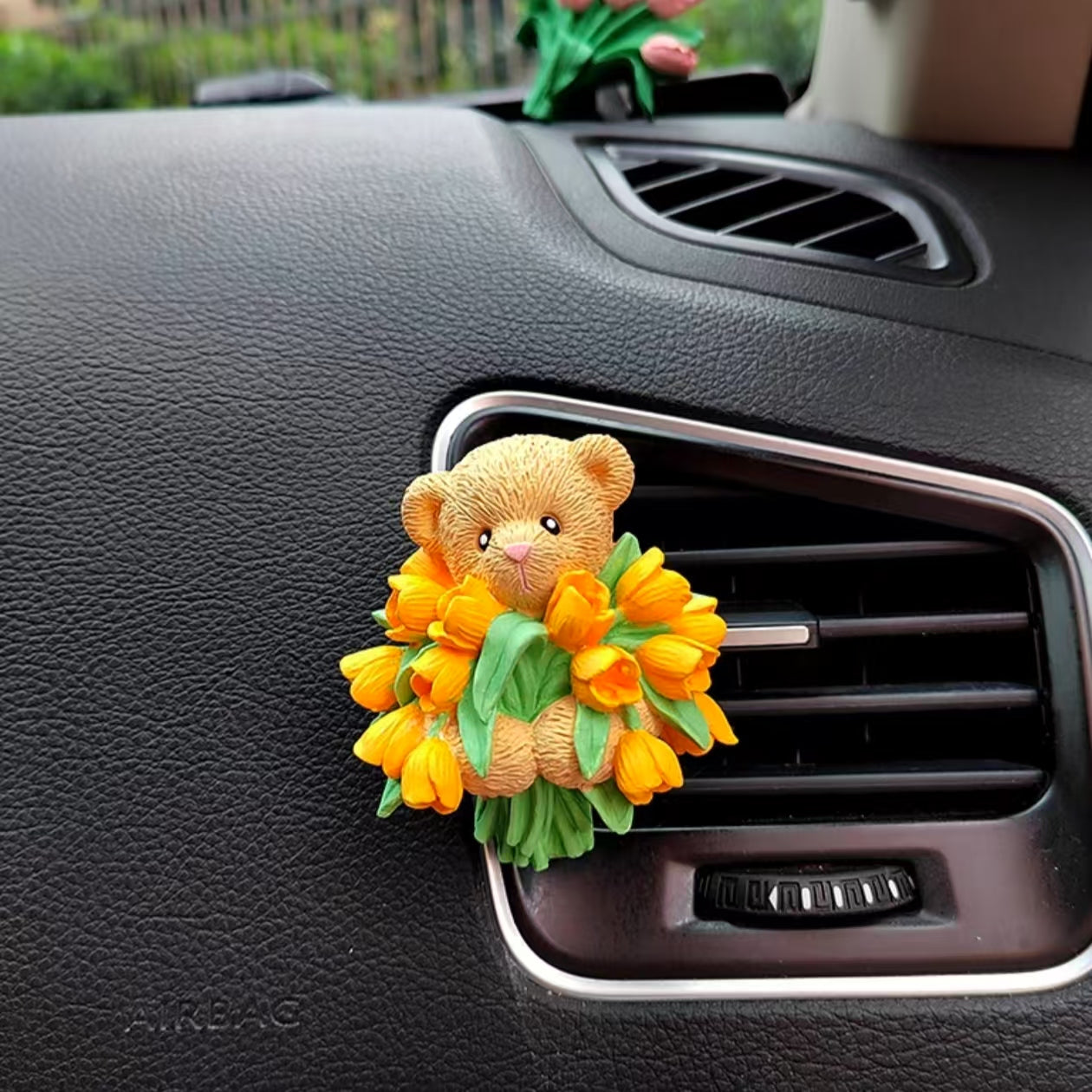 Bear Bouquet Silicone Mold for DIY Aromatherapy, Car Diffusers, Fragrance Stones, Candles, and Handmade Soaps