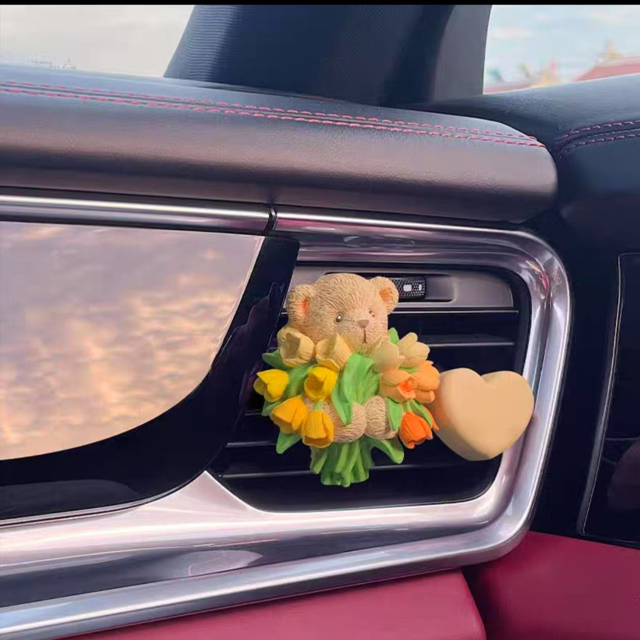 Bear Bouquet Silicone Mold for DIY Aromatherapy, Car Diffusers, Fragrance Stones, Candles, and Handmade Soaps