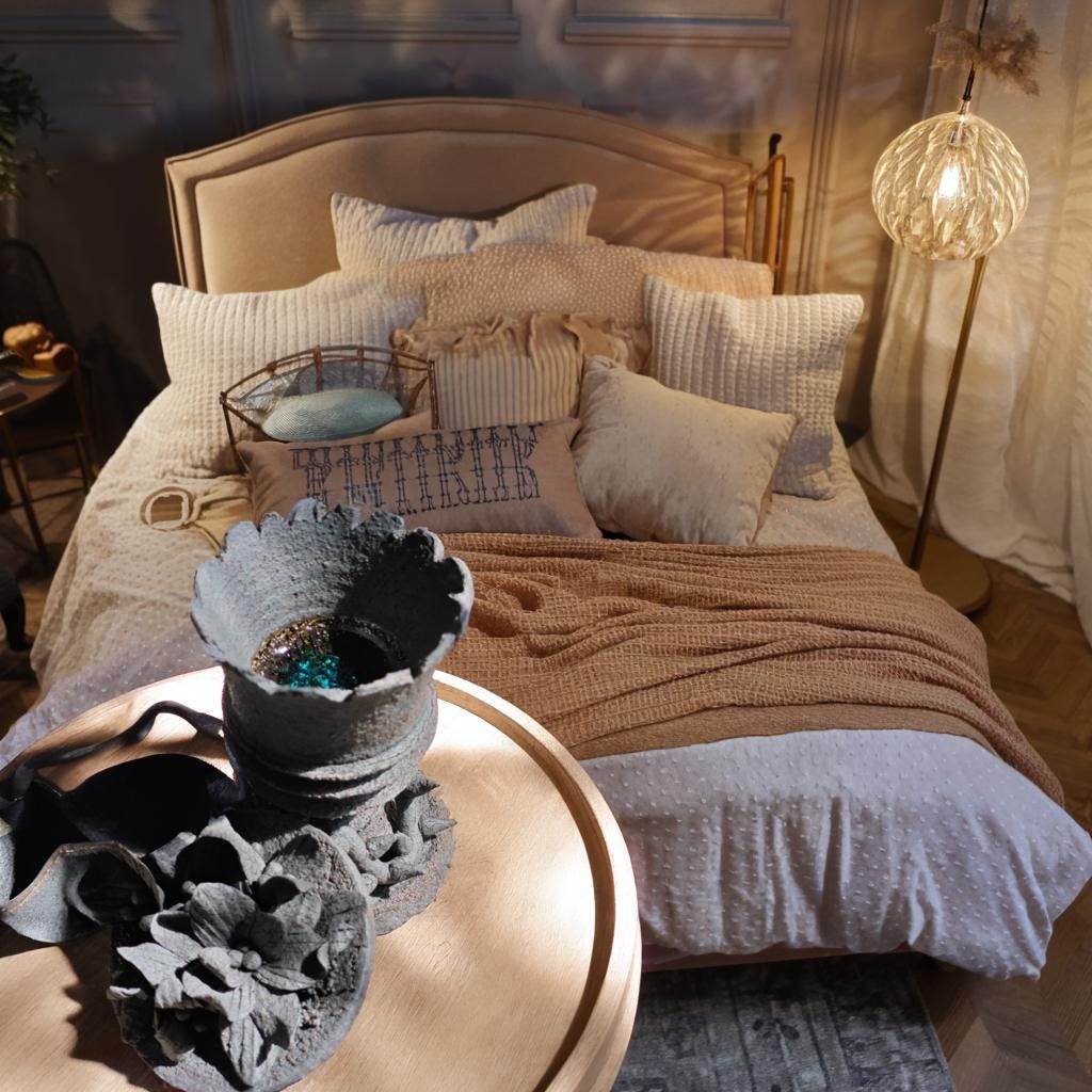 Dark angel black ceramic clay handemade candle holder