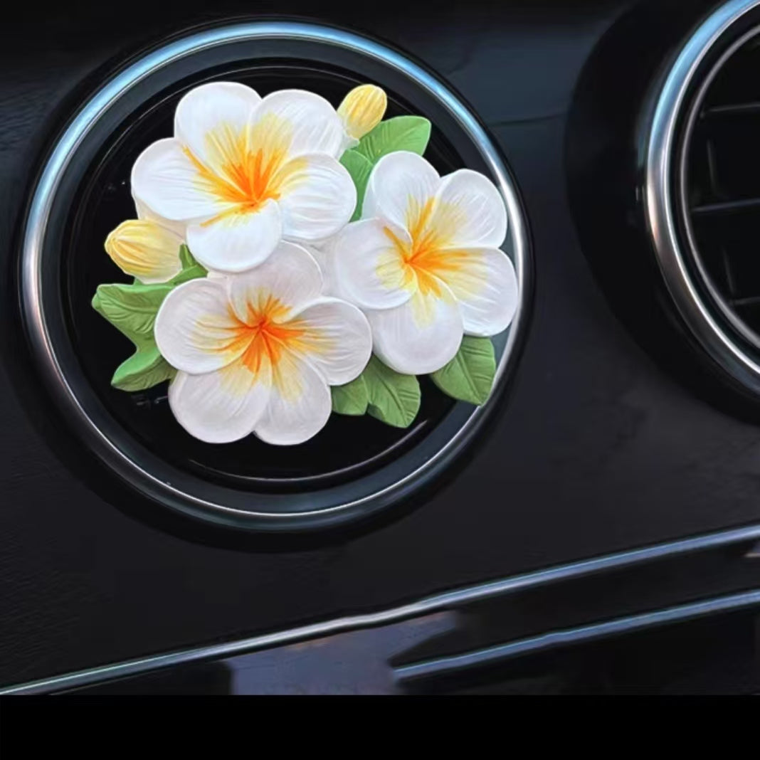 Frangipani (Plumeria) Silicone Mold for DIY Aromatherapy, Car Diffusers, Fragrance Stones, Candles, and Handmade Soaps