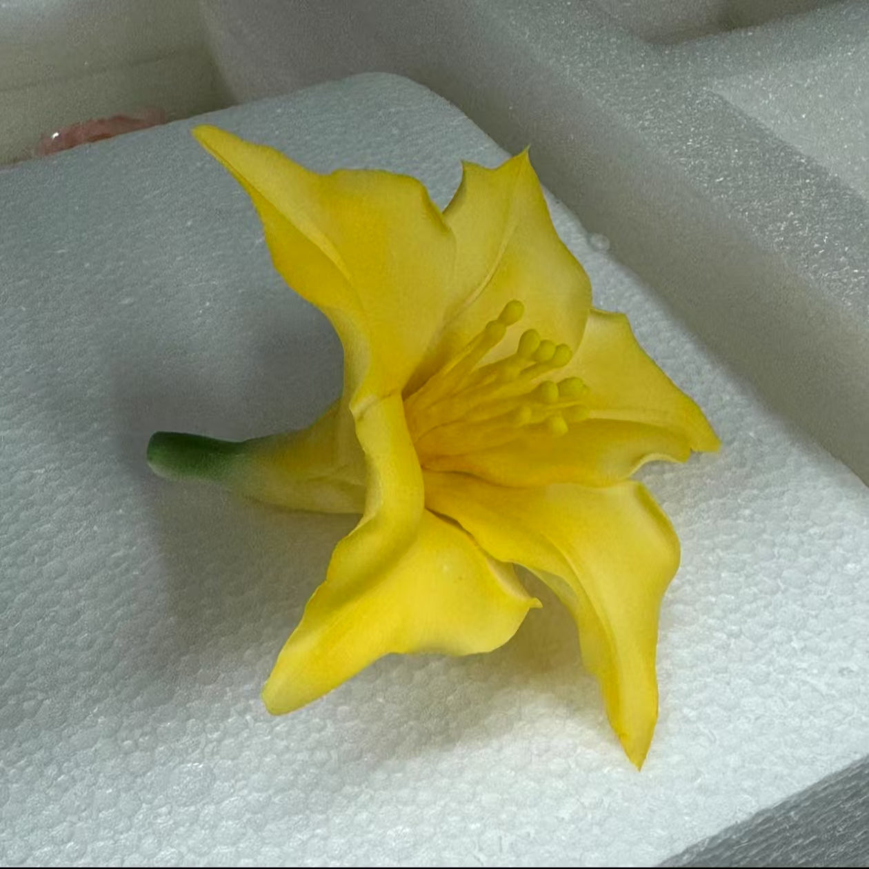 Golden Datura Handmade Ceramic Flower | Multi-Use Artistic Ornament