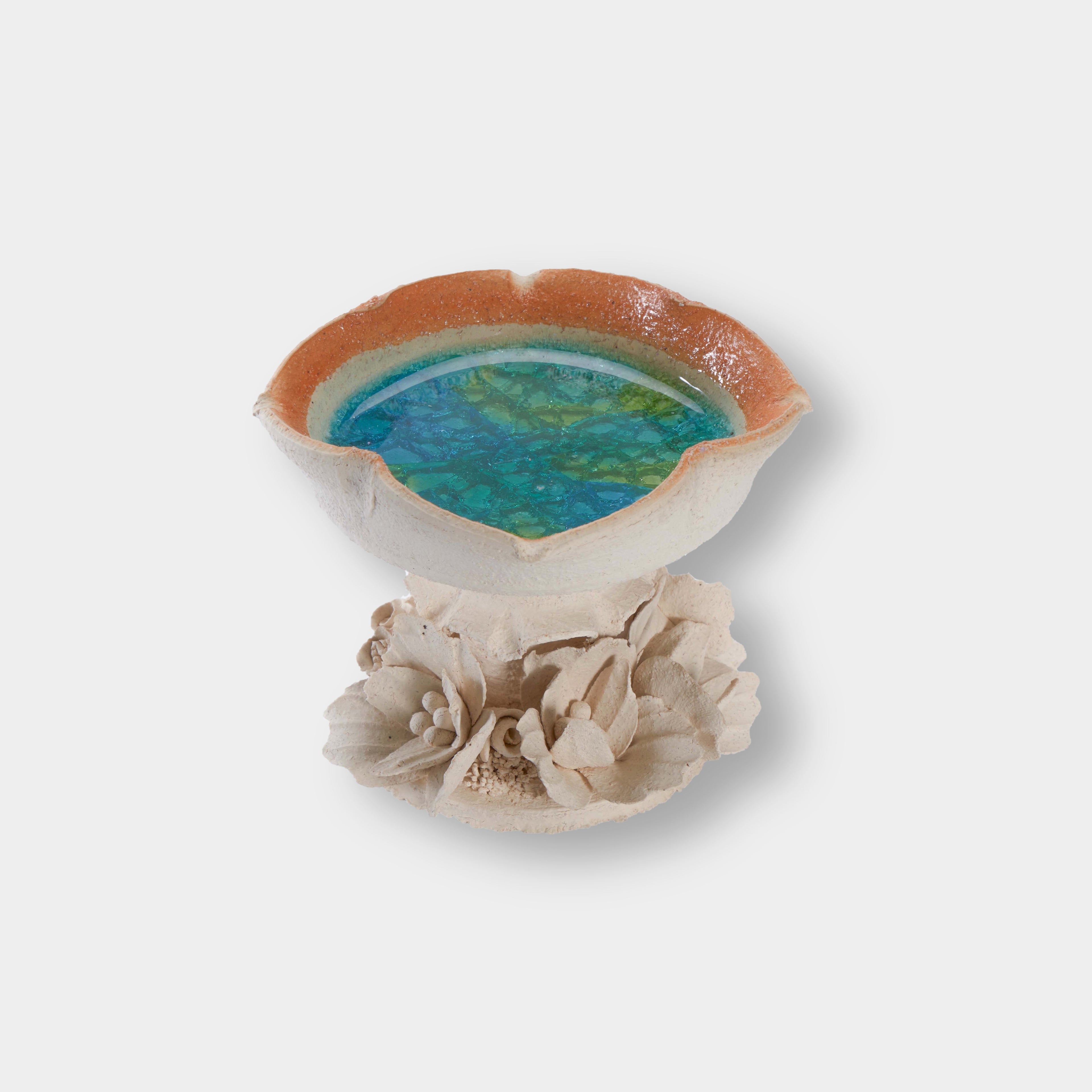 Handcrafted Porcelain Aromatic Candle Inspired by Serene Aiyra Water Feature