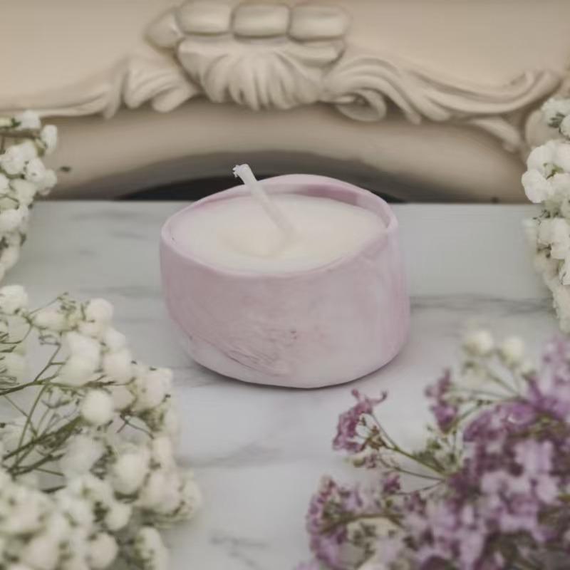 Handmade Luxury ceramic candle holder Soy Jar Candle Hand Poured Highly Scented & Long Lasting