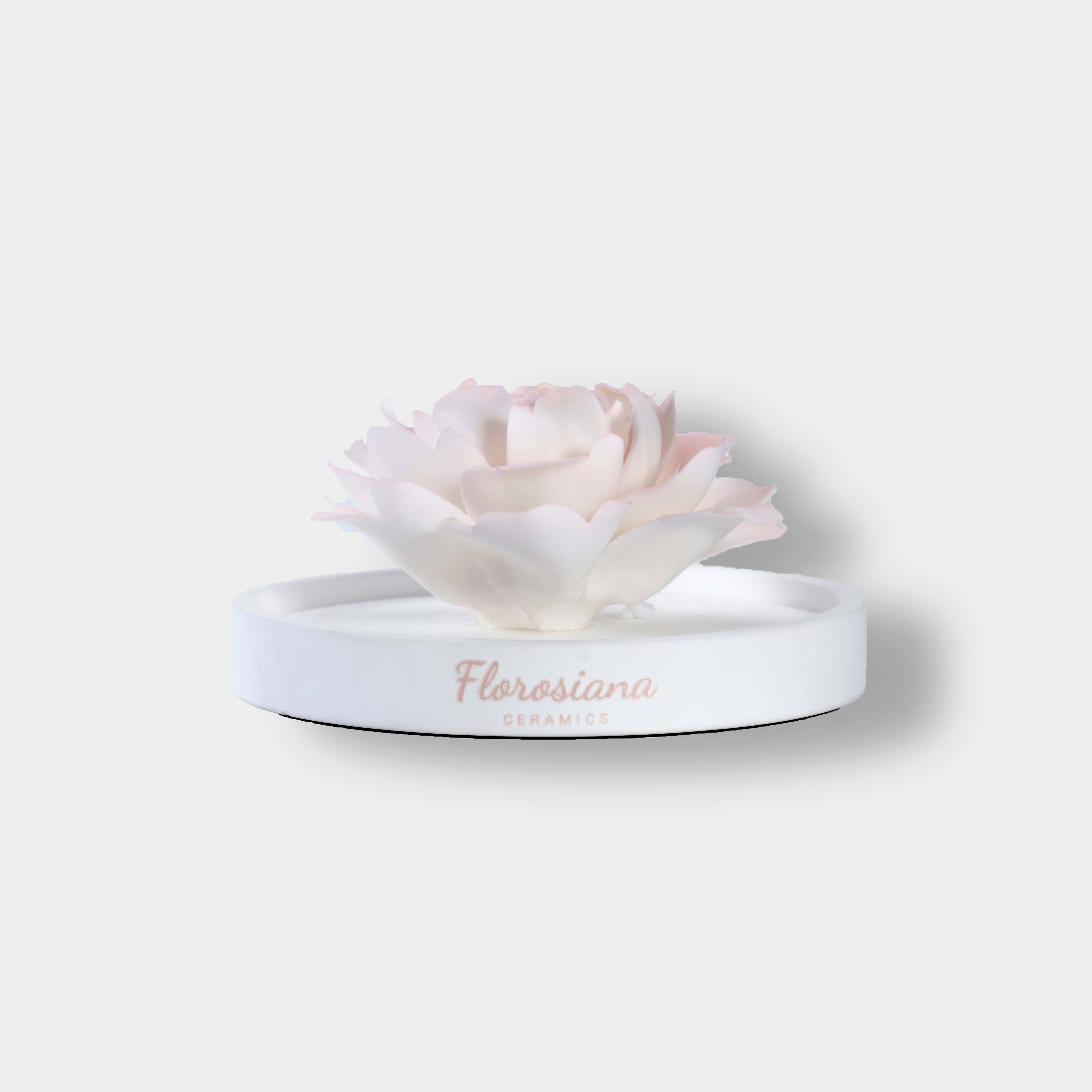 Pure Blossom Ceramic Oil Diffuser for Serenity and Home Decor