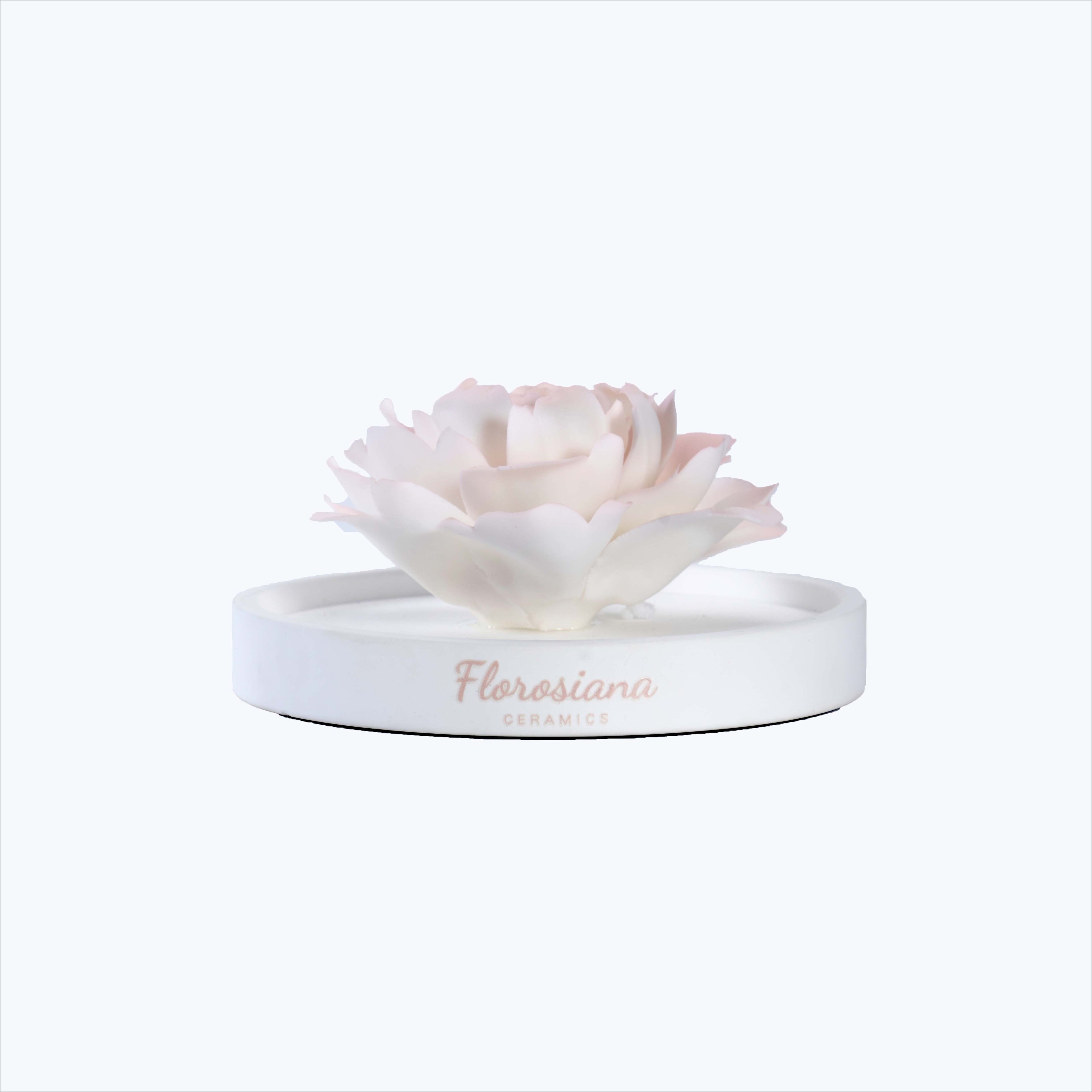 Pure Blossom Ceramic Oil Diffuser for Serenity and Home Decor