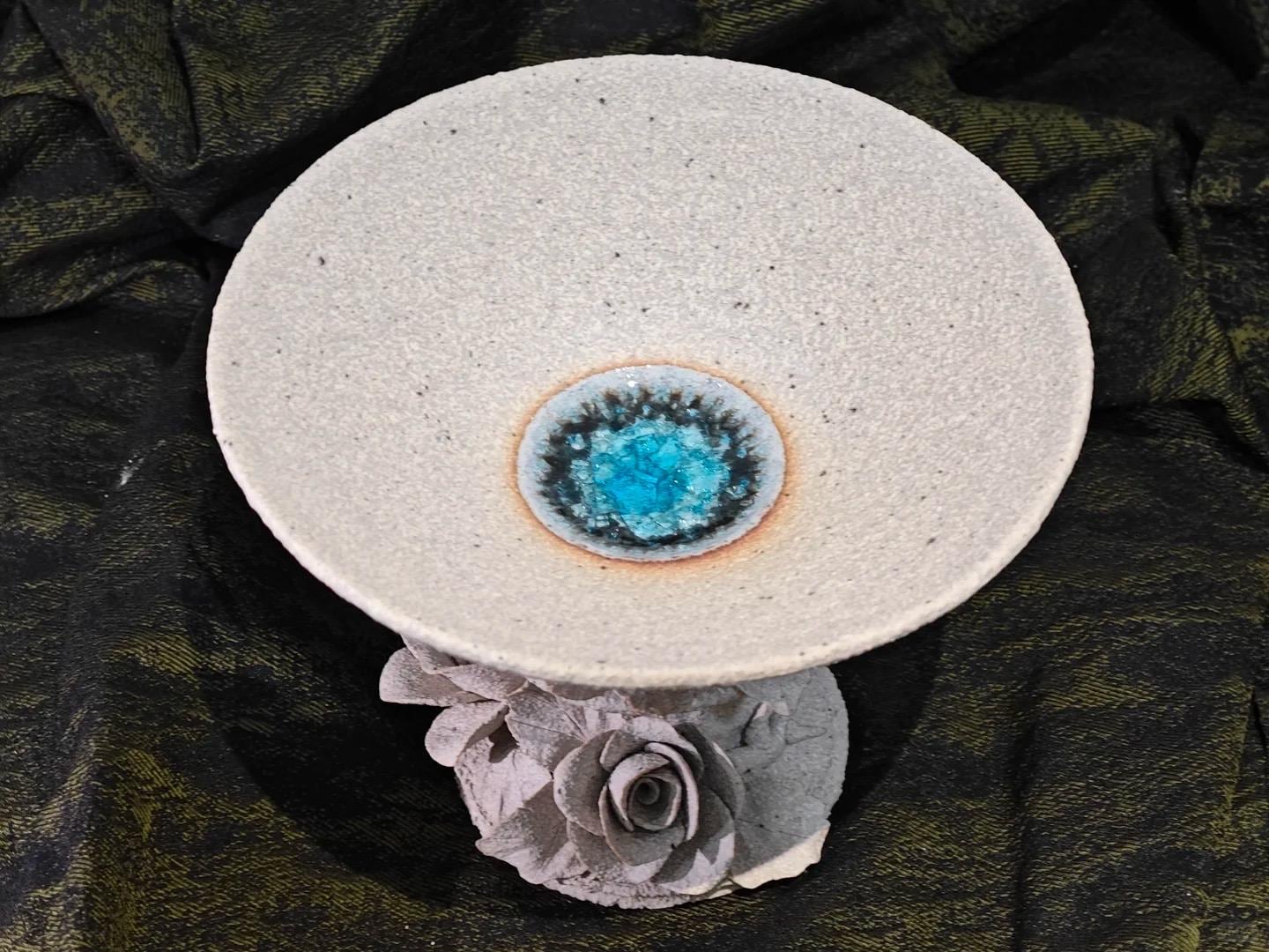 The Enchanted Offering - Celestial Basin handemade sandy candle holder