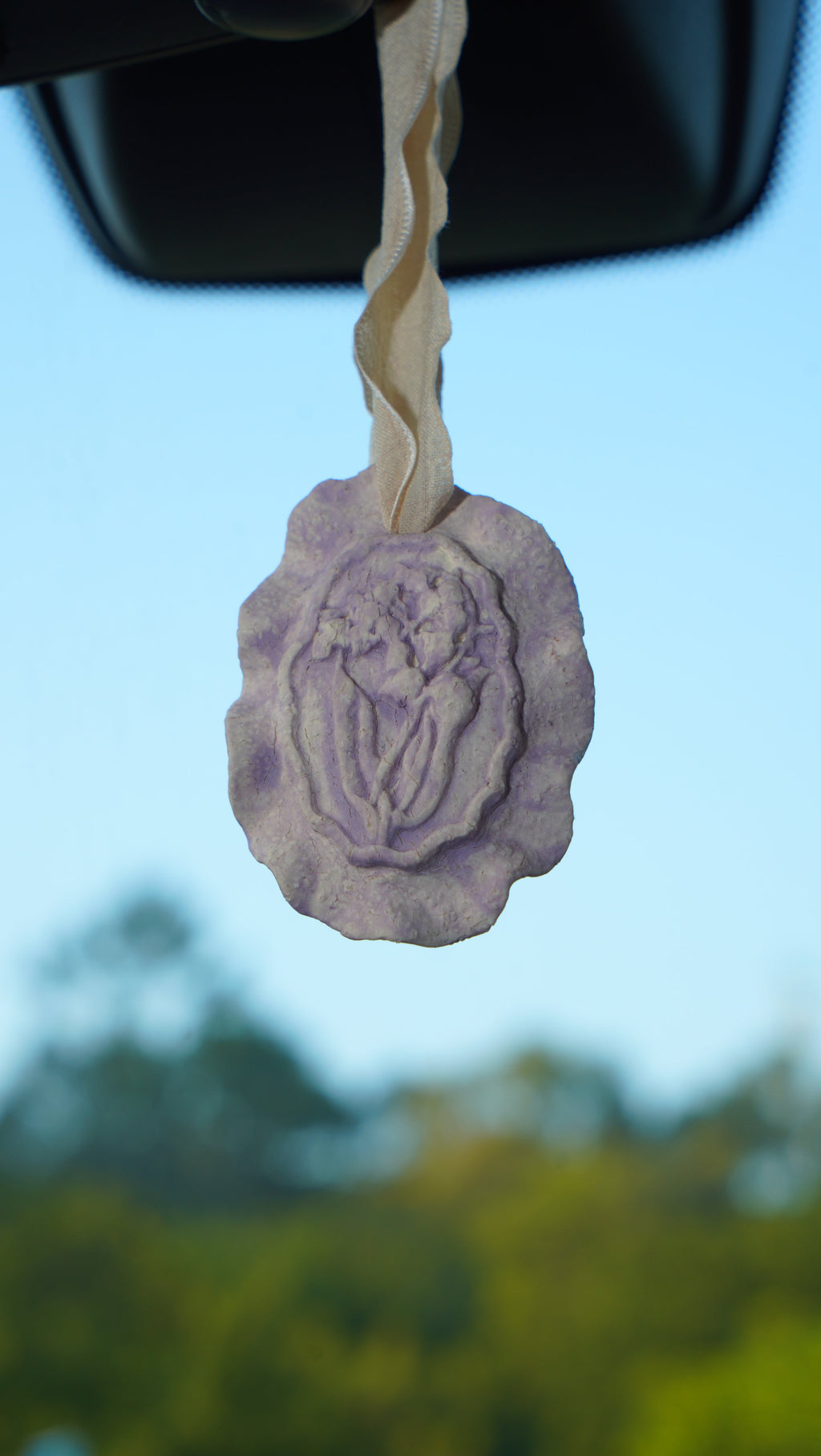 Lavender Serenity Car Charm