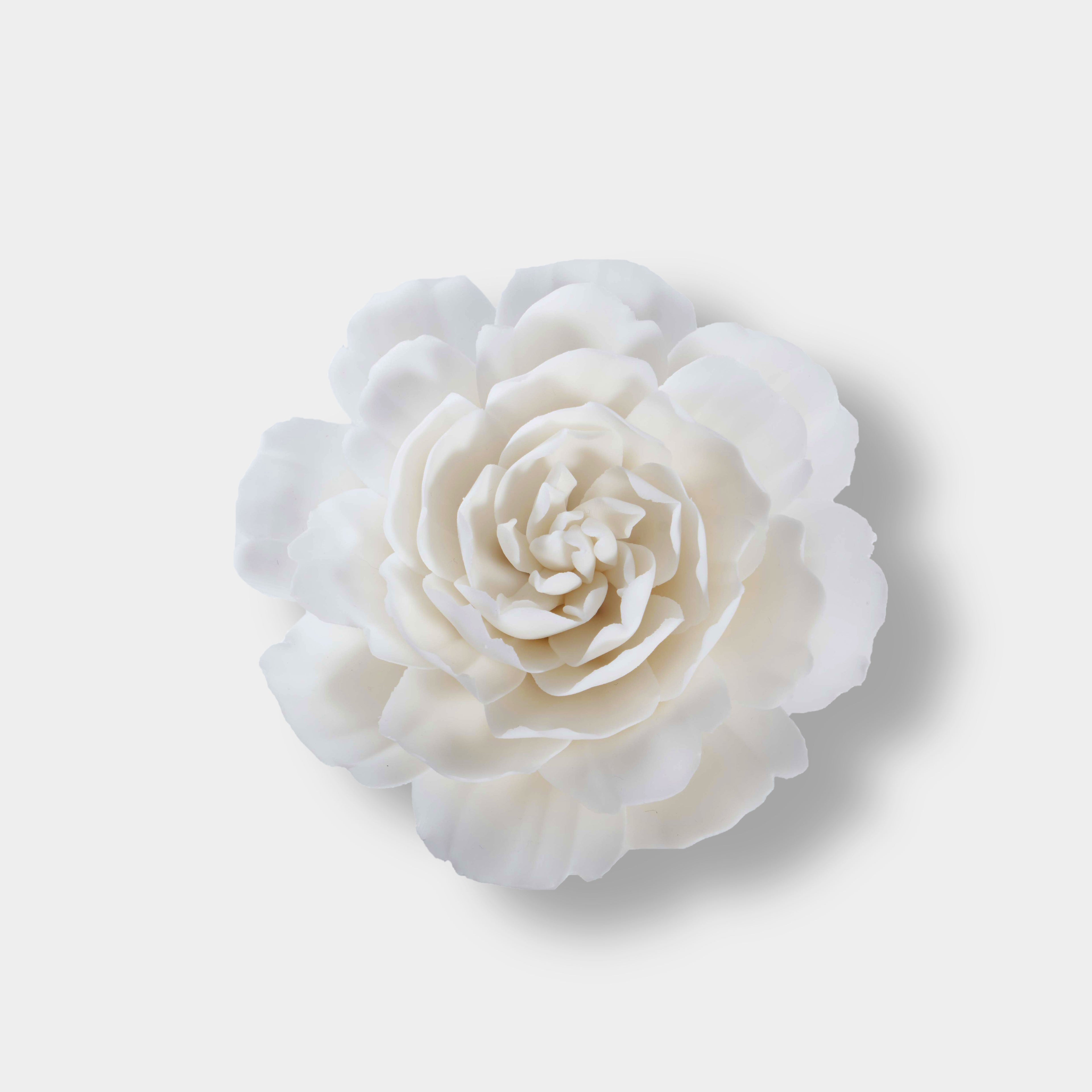 Ethereal Bloom in White Porcelain