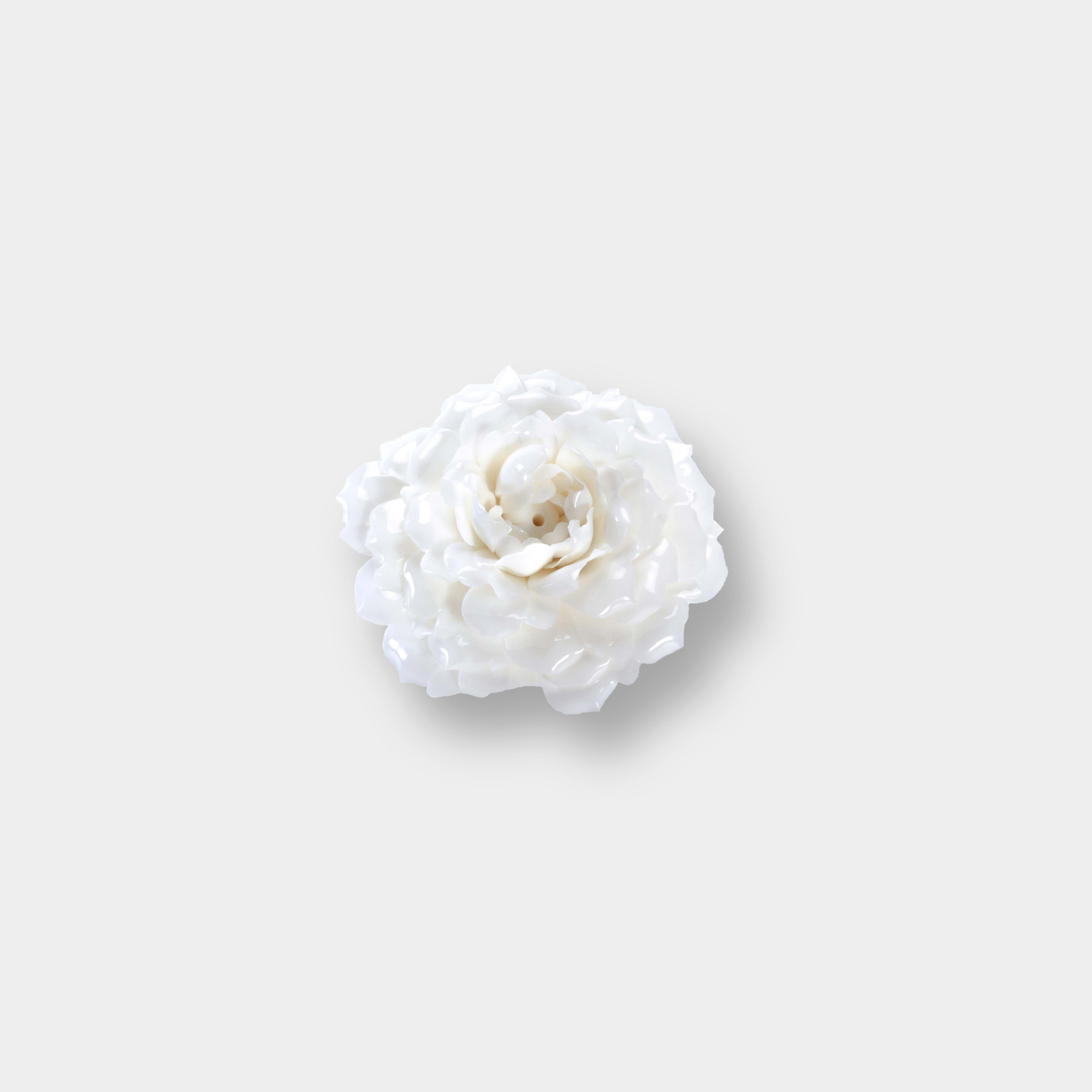Ethereal Bloom in White Porcelain